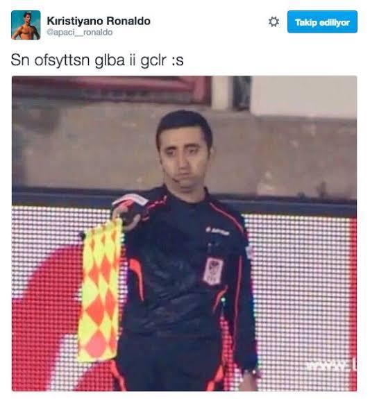 Kıristiyano Ronaldo...
