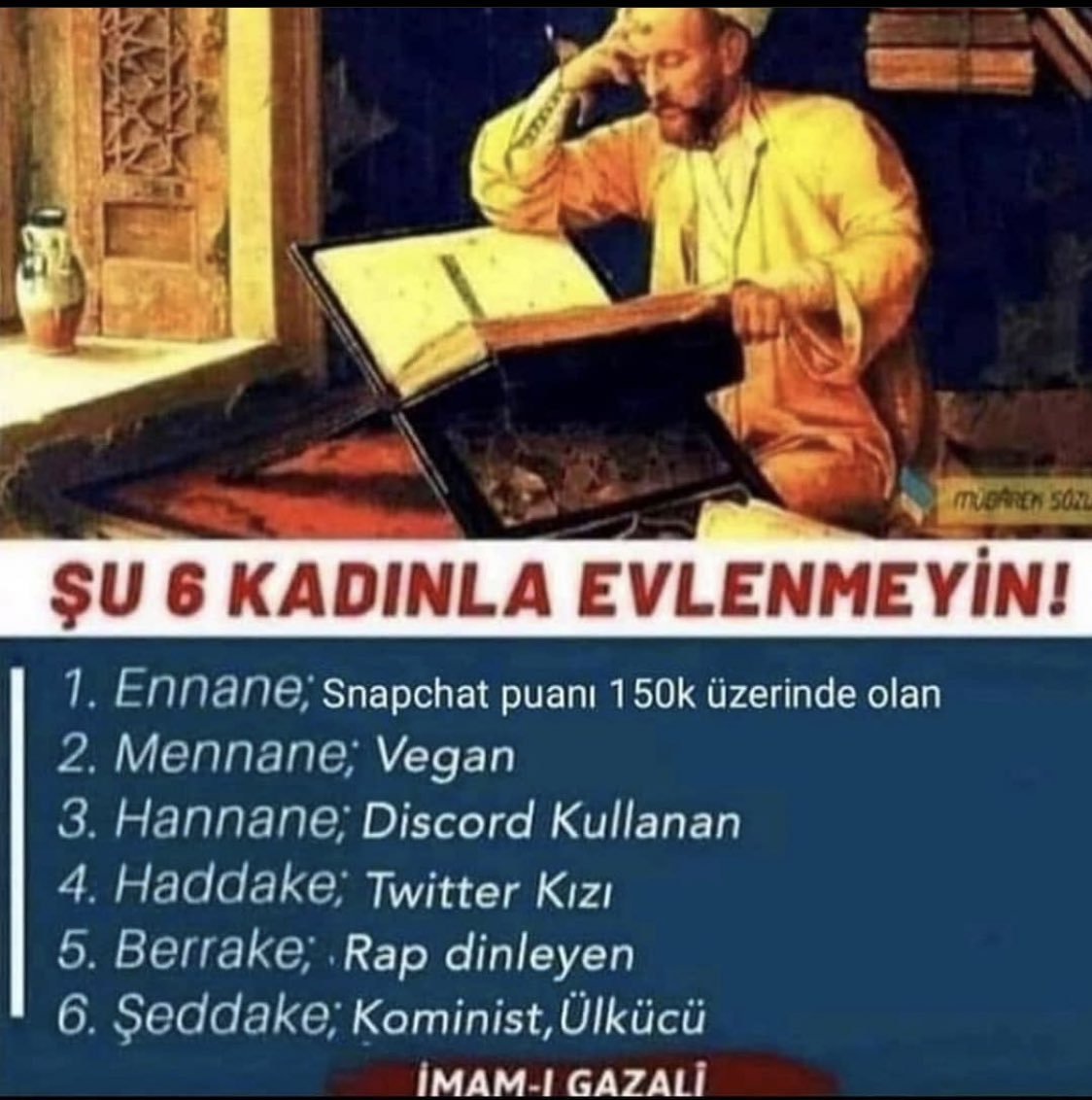 MUBAREN SOZ ŞU 6 KADINLA...