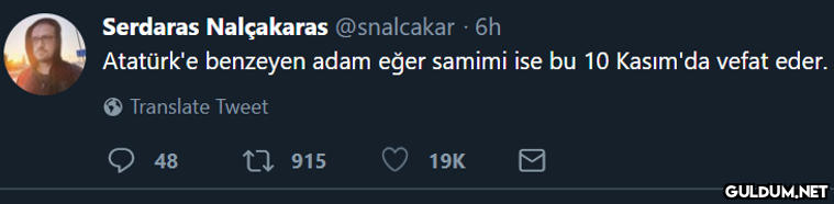 Serdaras Nalçakaras...