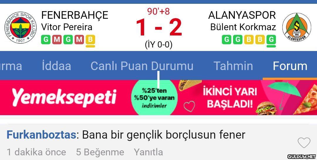 90'+8 ALANYASPOR...