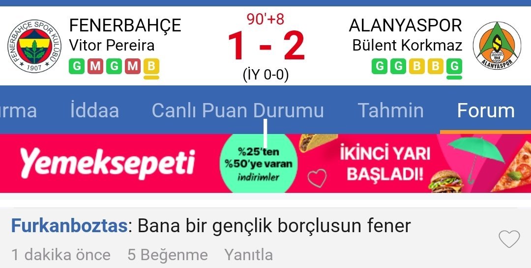 90'+8 ALANYASPOR...