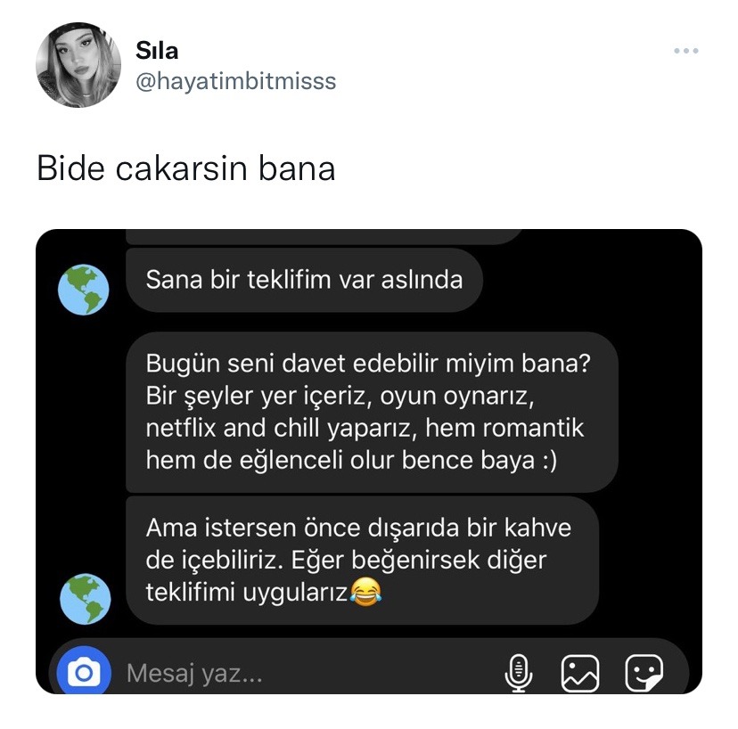 Sıla @hayatimbitmisss Bide...