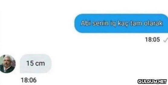 Abi senin iq kaç tam...