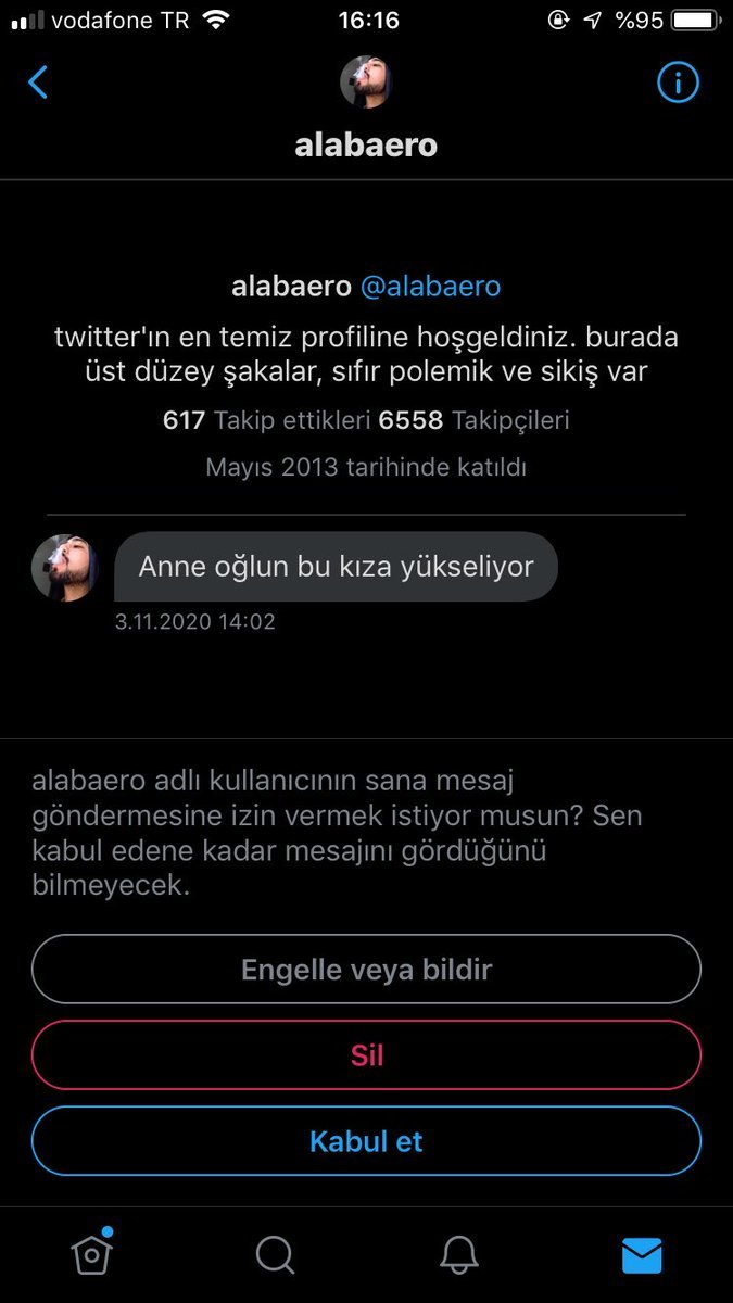 Twiti görünce dm kutunuzu...