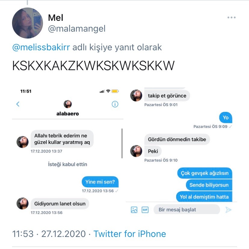 Twiti görünce dm kutunuzu...