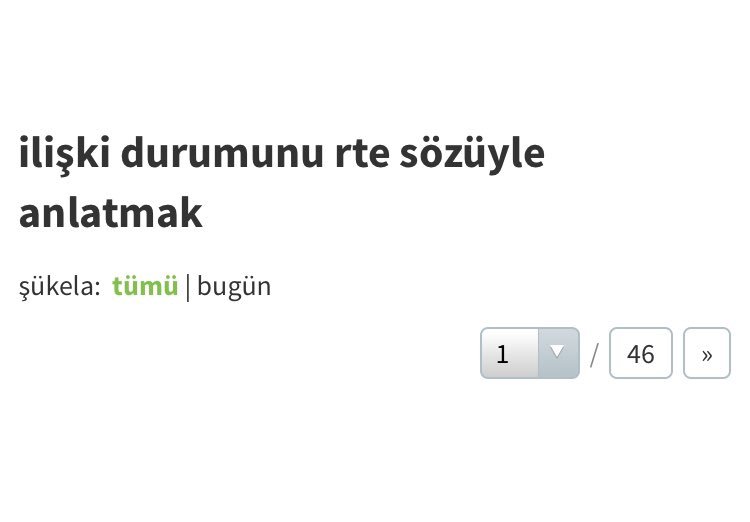 ilişki durumunu rte...