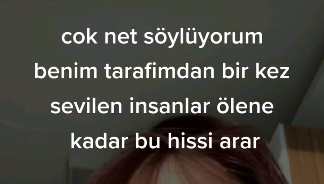 cok net söylüyorum benim...
