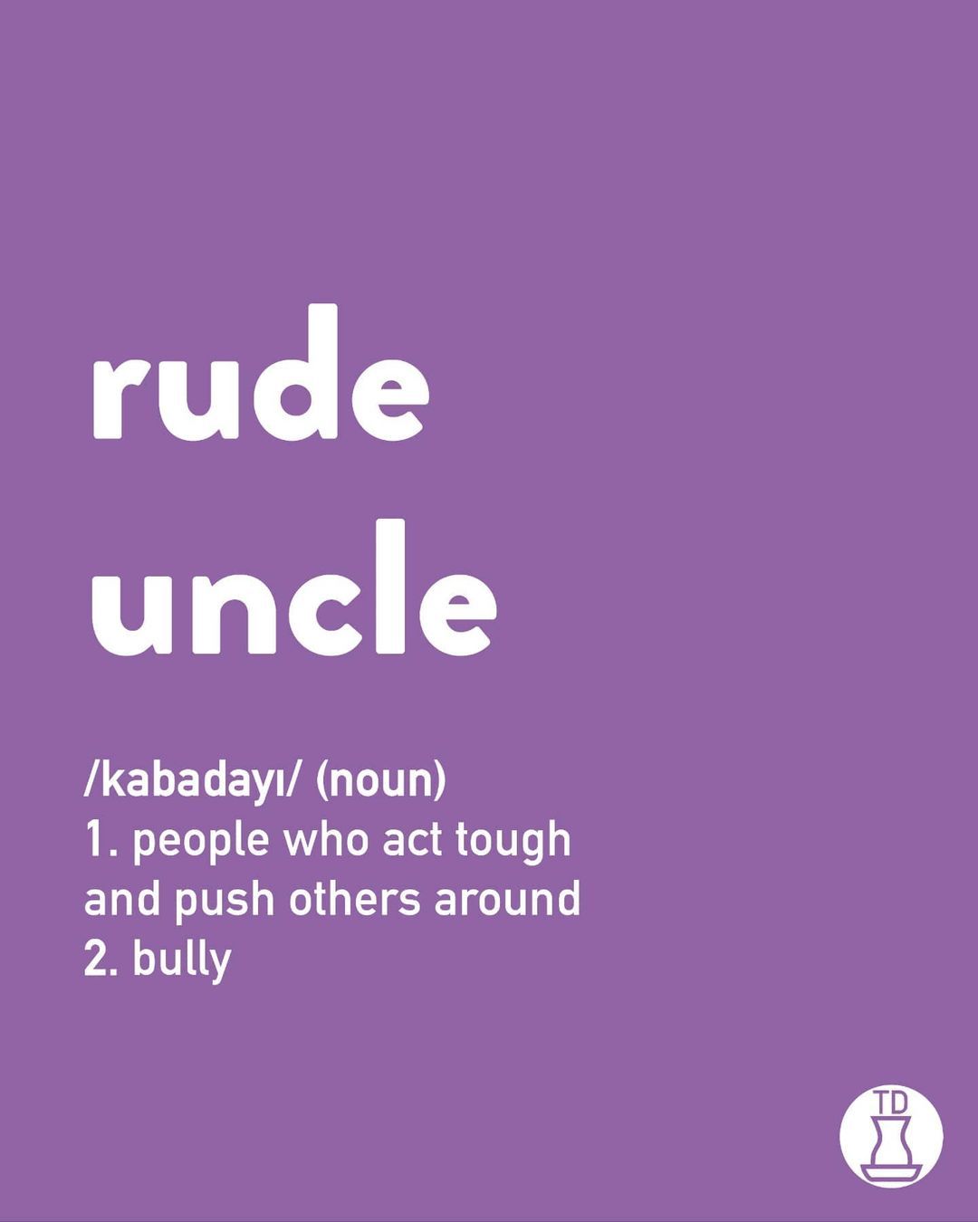 Don't be a rude uncle 🙅‍♀️...