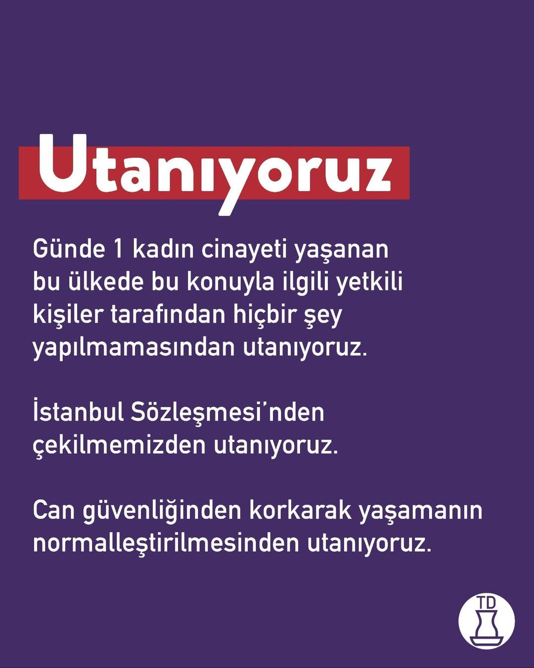 Korkarak yaşamaktan...
