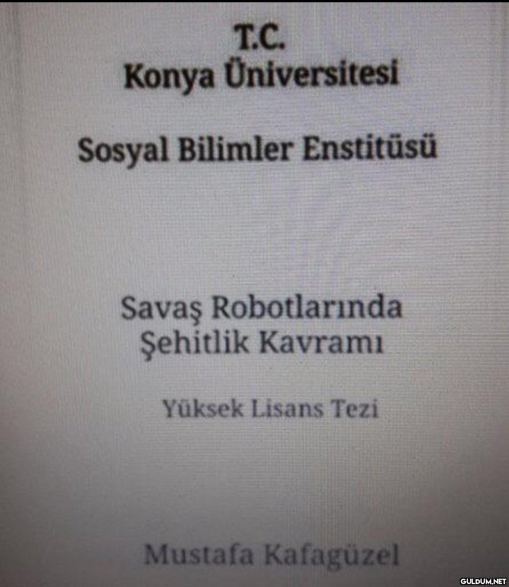 T.C. Konya Üniversitesi...