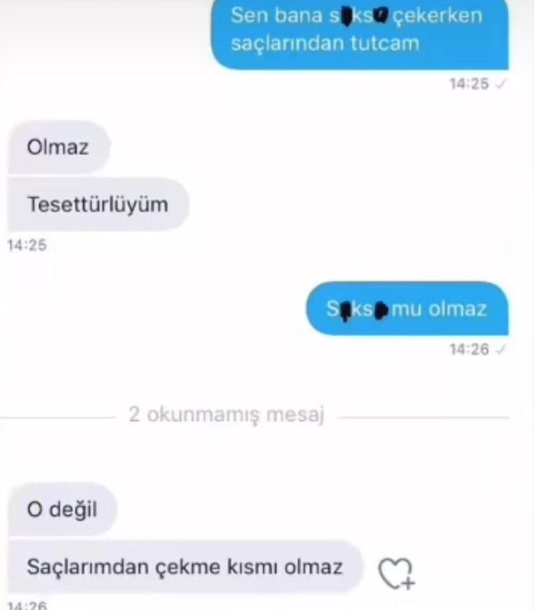 Sen bana s kso çekerken...