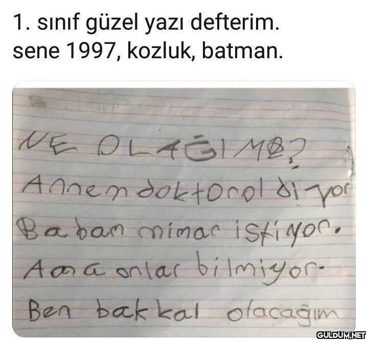 Çocukluk yıllarında bir...