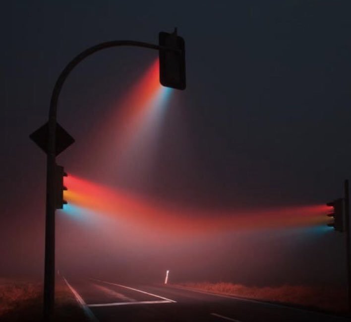 🚦Karanlık sisli bir gecede...