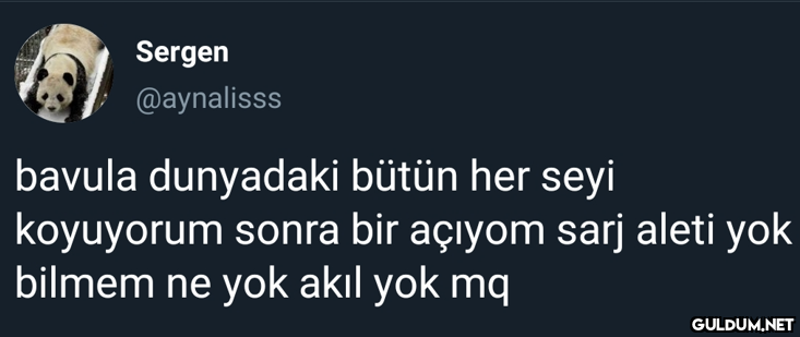 Sergen @aynalisss bavula...