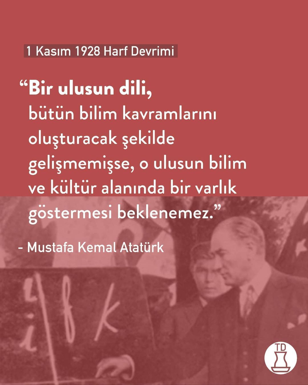 1 Kasım Harf Devrimi'nin...