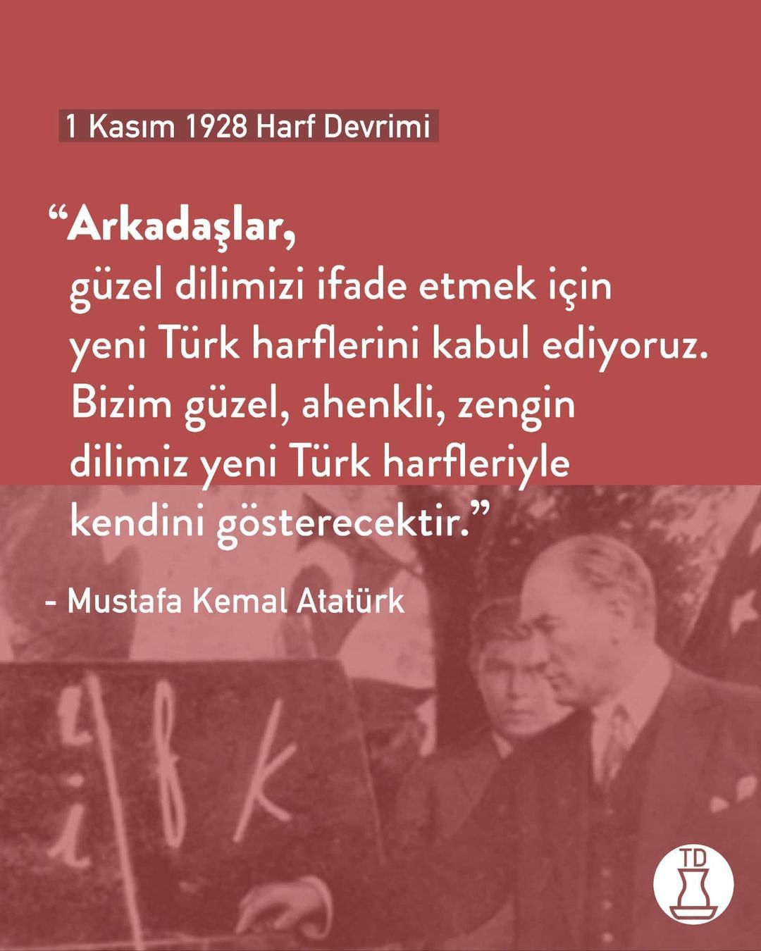 1 Kasım Harf Devrimi'nin...