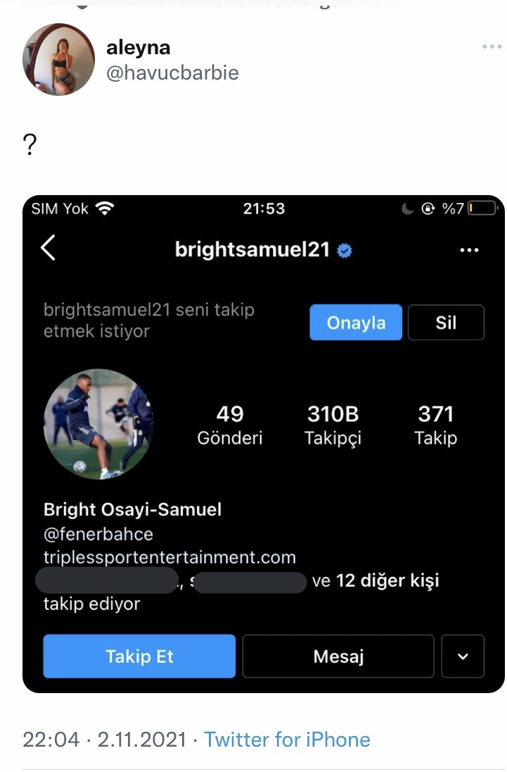 Osayi Samuel sağ kanattan...