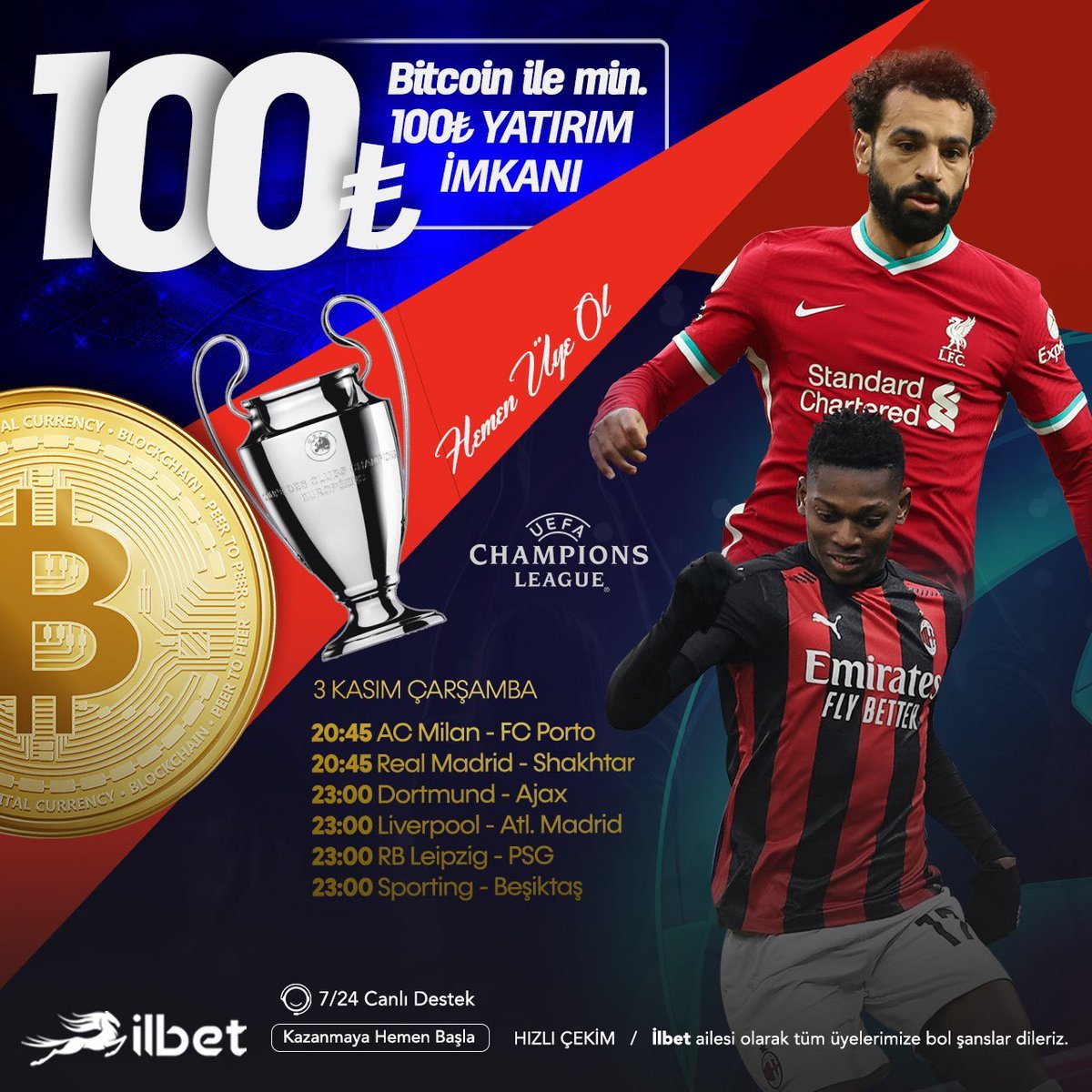 💰Bitcoin ile Minimum 100...