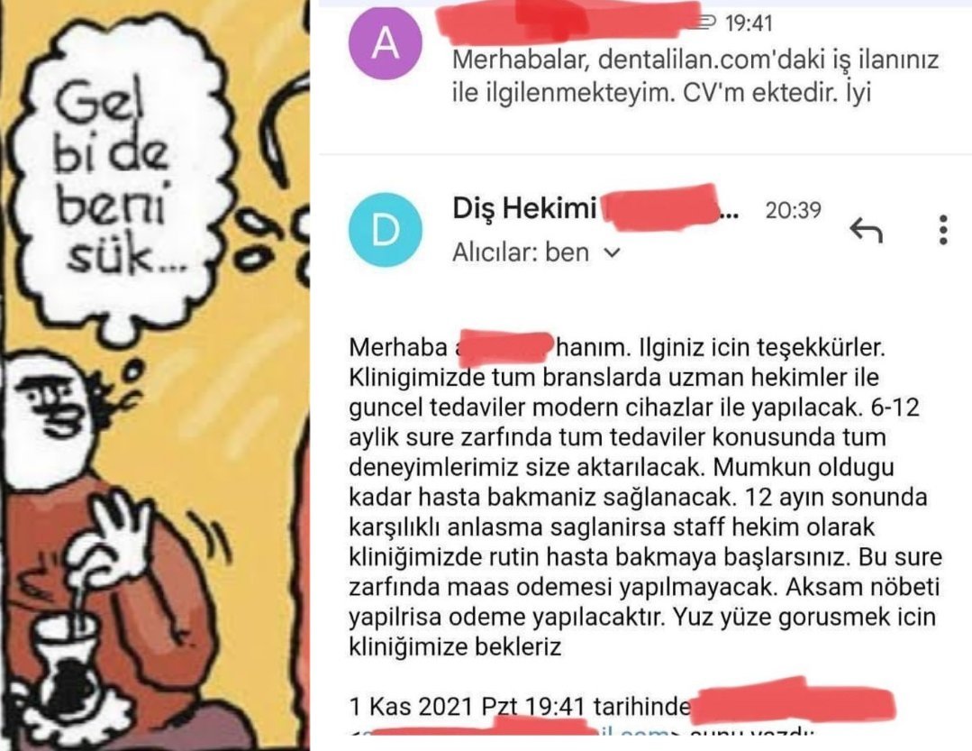 12 ay deneme süresi ve...