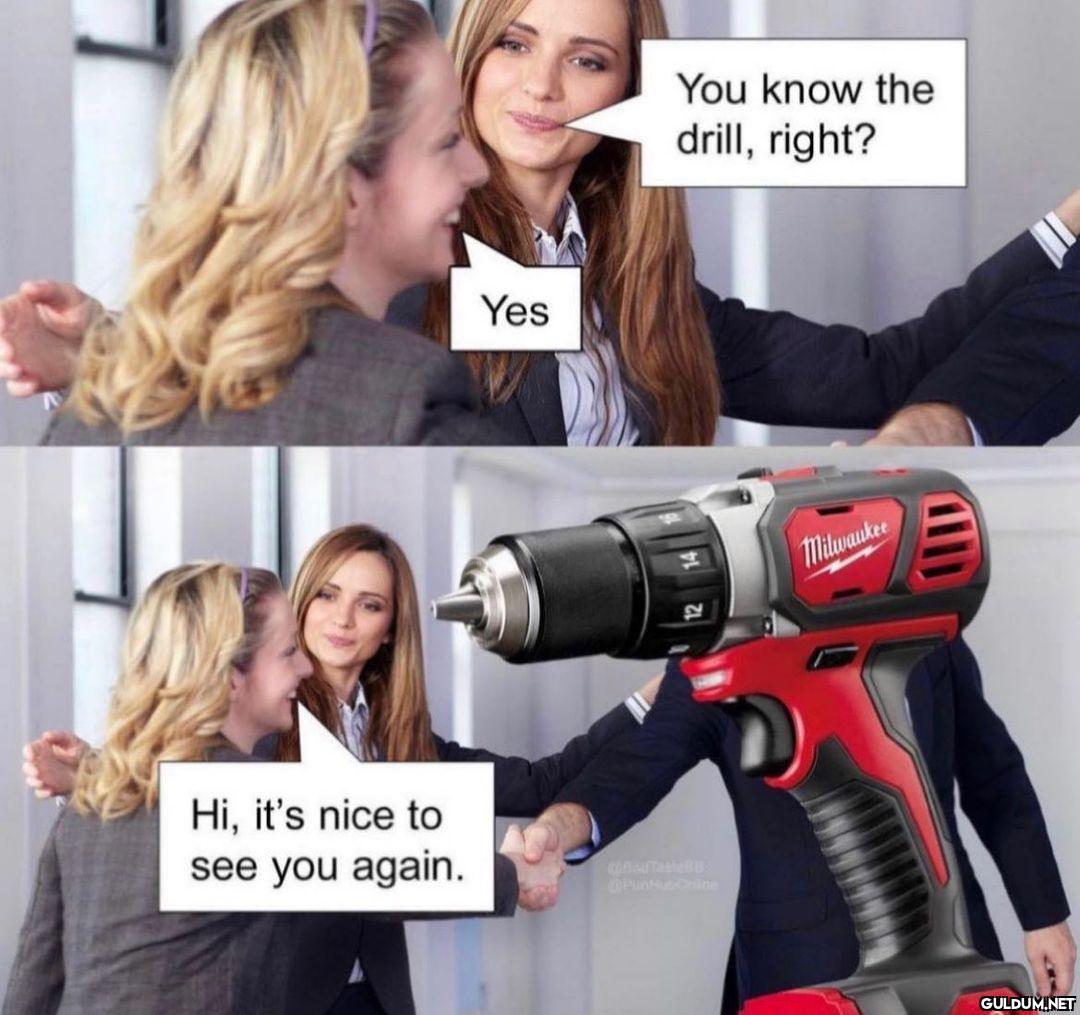 You know the drill, right?...