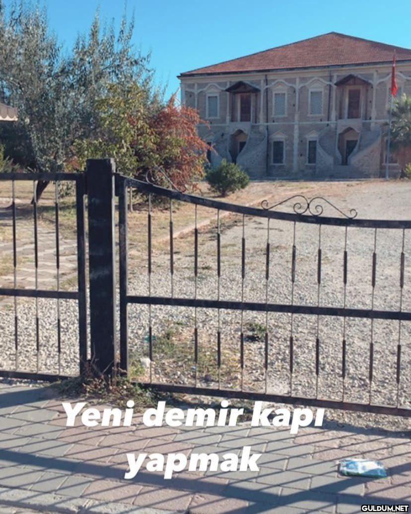 Orjinal kapısını duvarla...