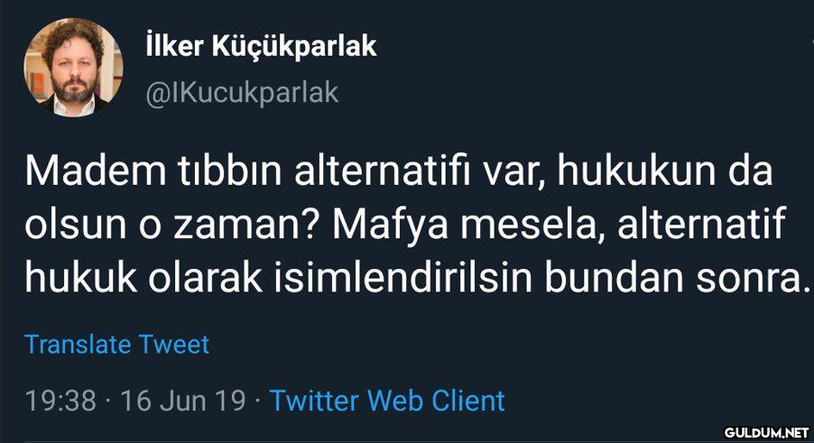 İlker Küçükparlak...