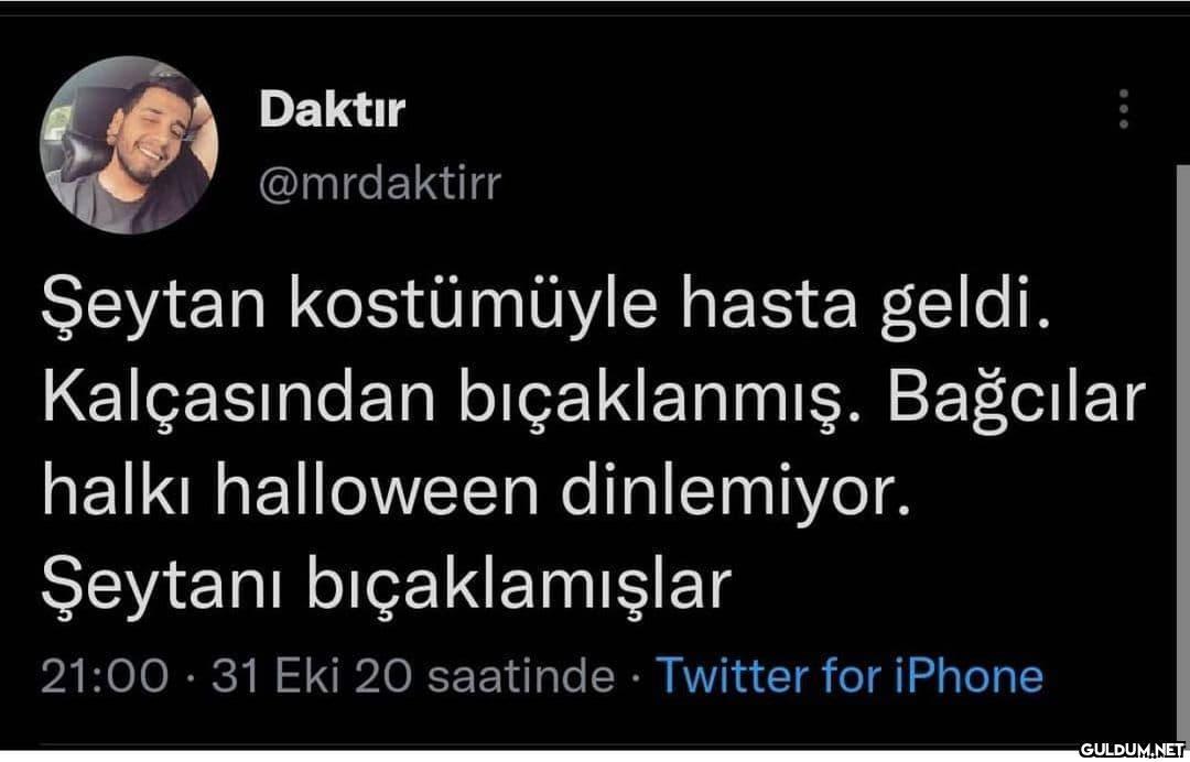 Daktır @mrdaktirr Şeytan...