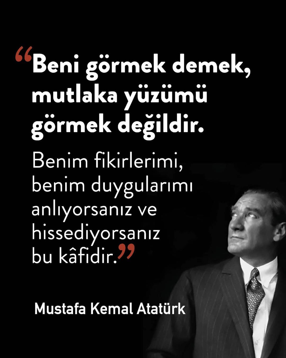 Sevgi, saygı, özlem ve...