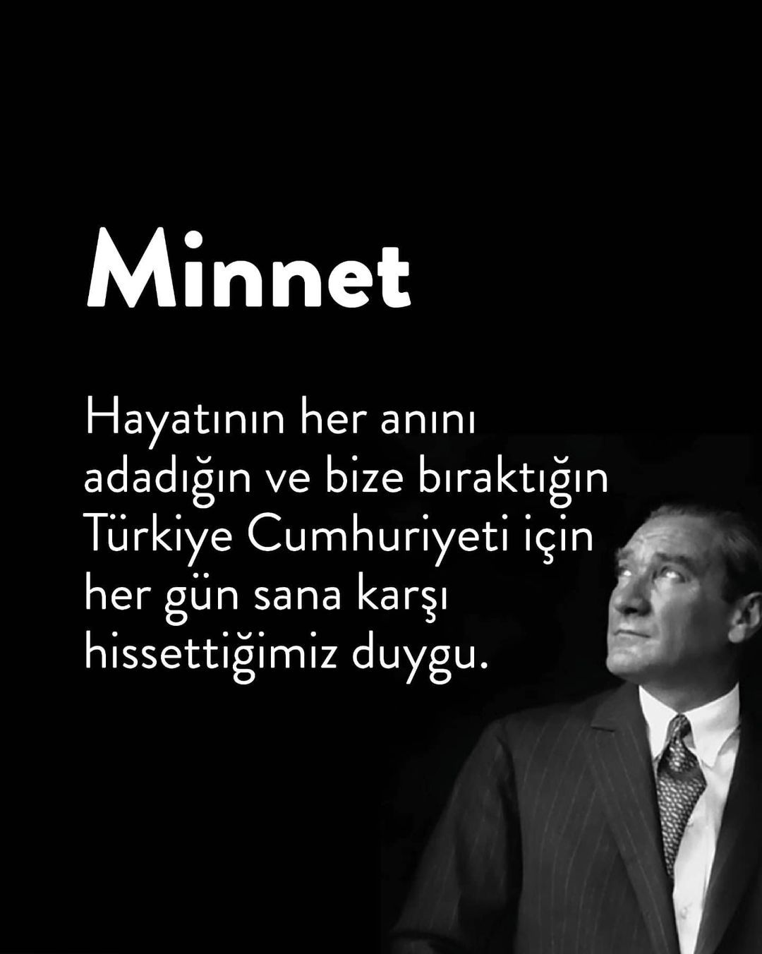 Sevgi, saygı, özlem ve...