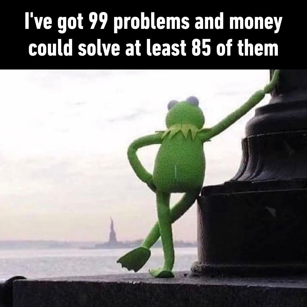 "Then stop being poor" um...