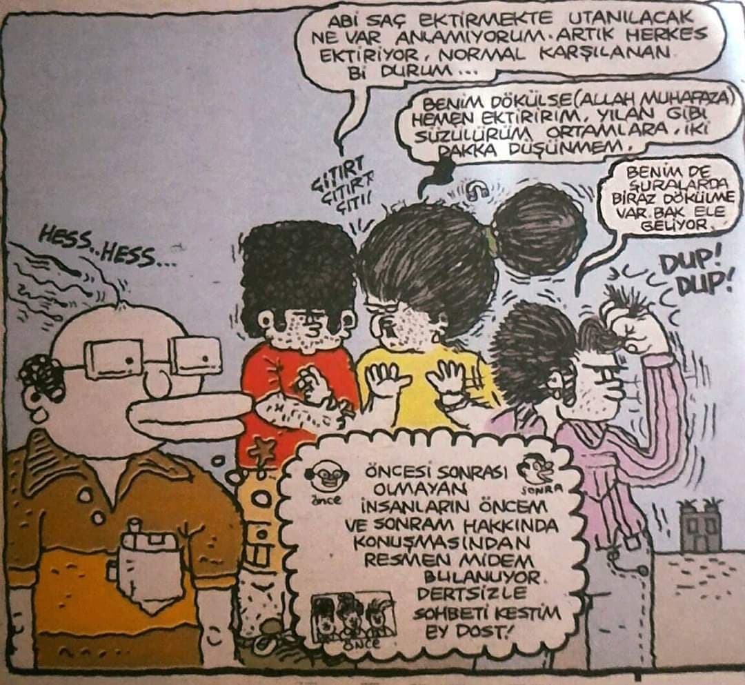 Dertsizle muhabbeti kestim...