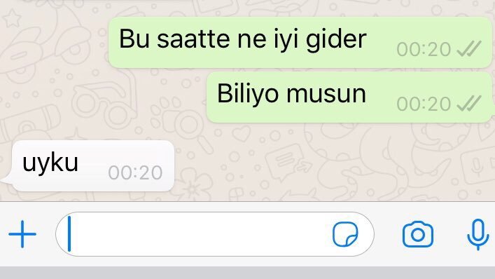 Bu saatte ne iyi gider...