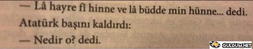 Lâ hayre fi hinne ve lå...