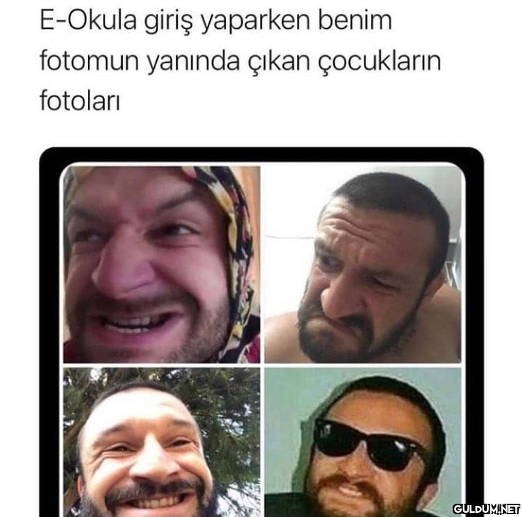E-Okula giriş yaparken...