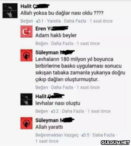 Halit Ç Allah yoksa bu...