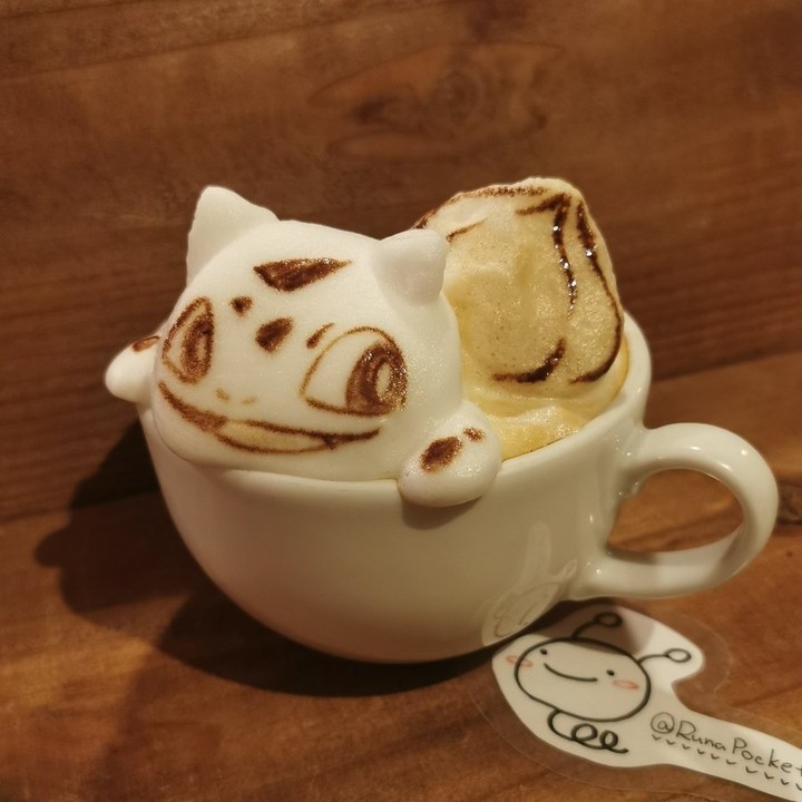 3D pokémon latte art 📸...
