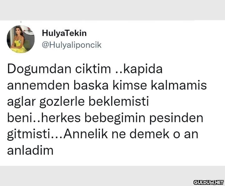 HulyaTekin @Hulyaliponcik...