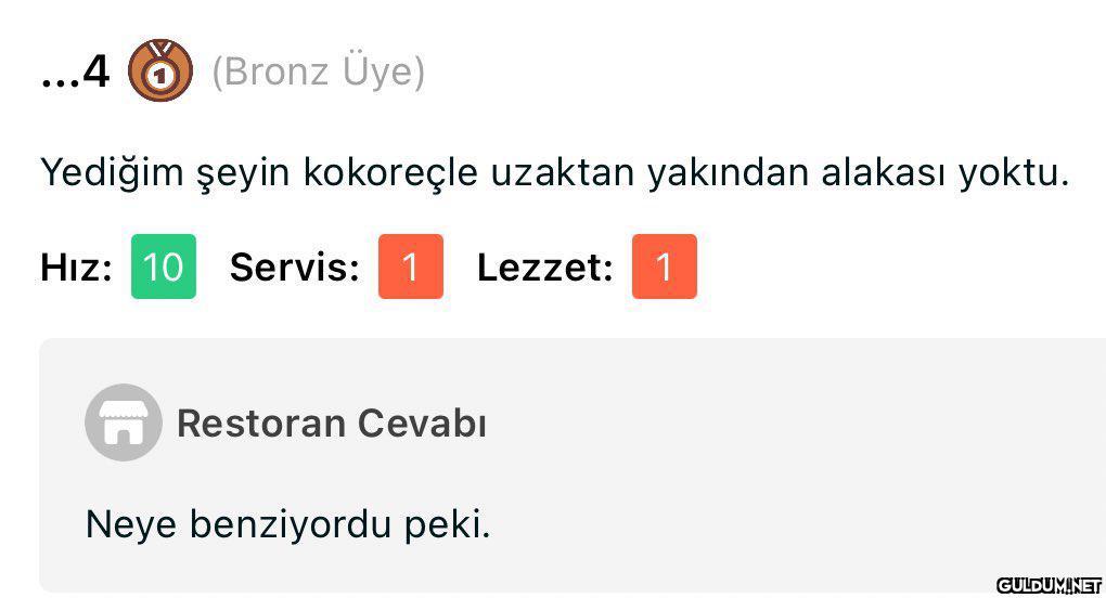 ya yanlış anlama gerçekten...