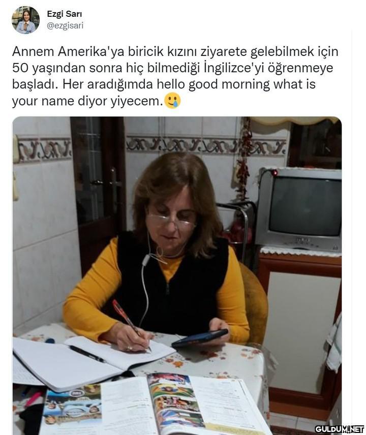 Ezgi Sarı @ezgisari Annem...