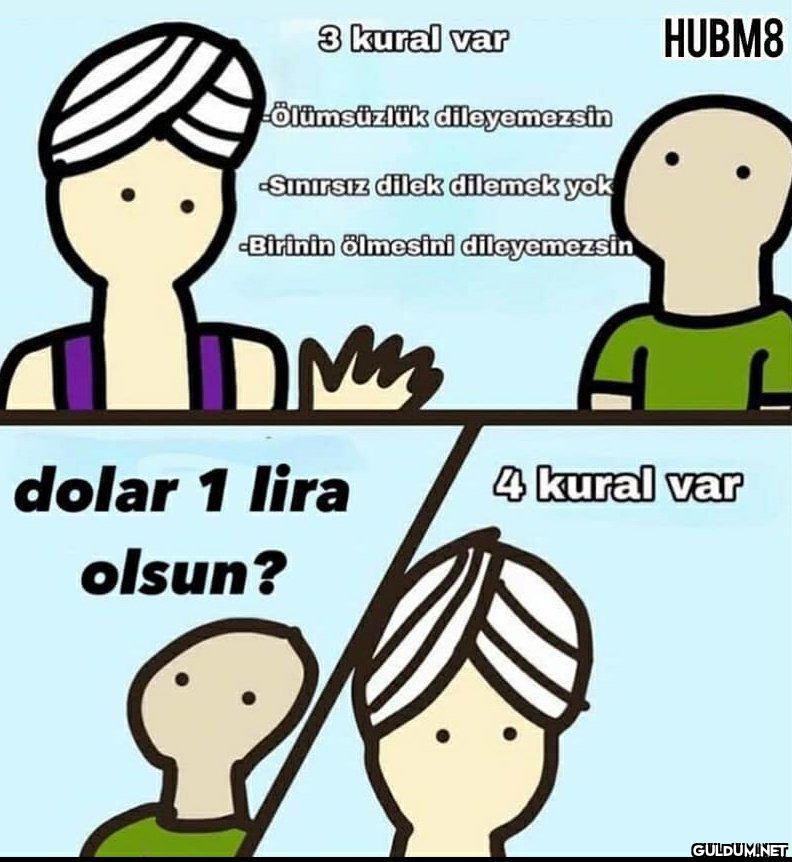 3 kural var HUBM8...