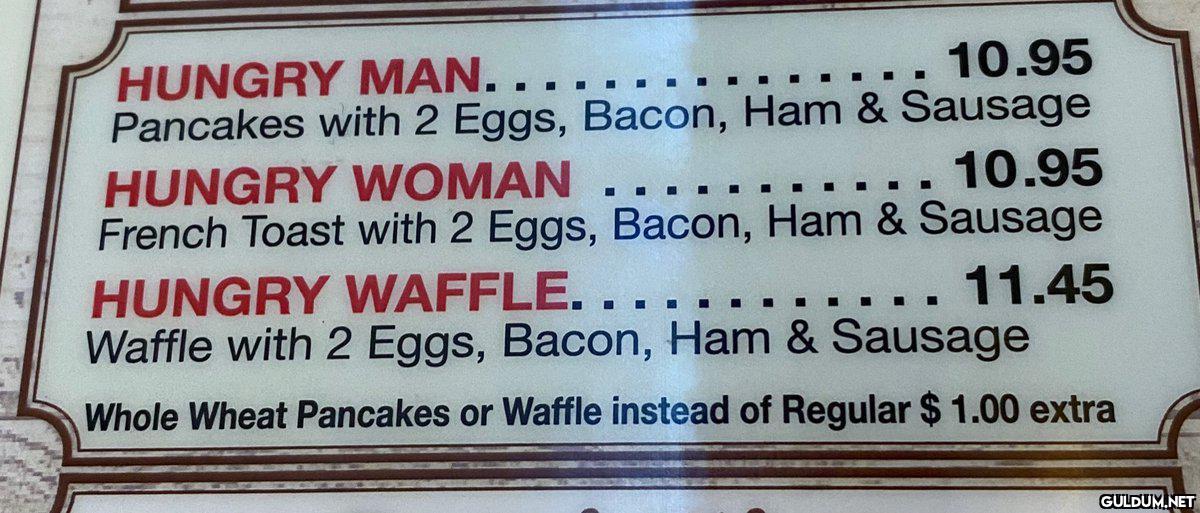 Ah yes the three genders...