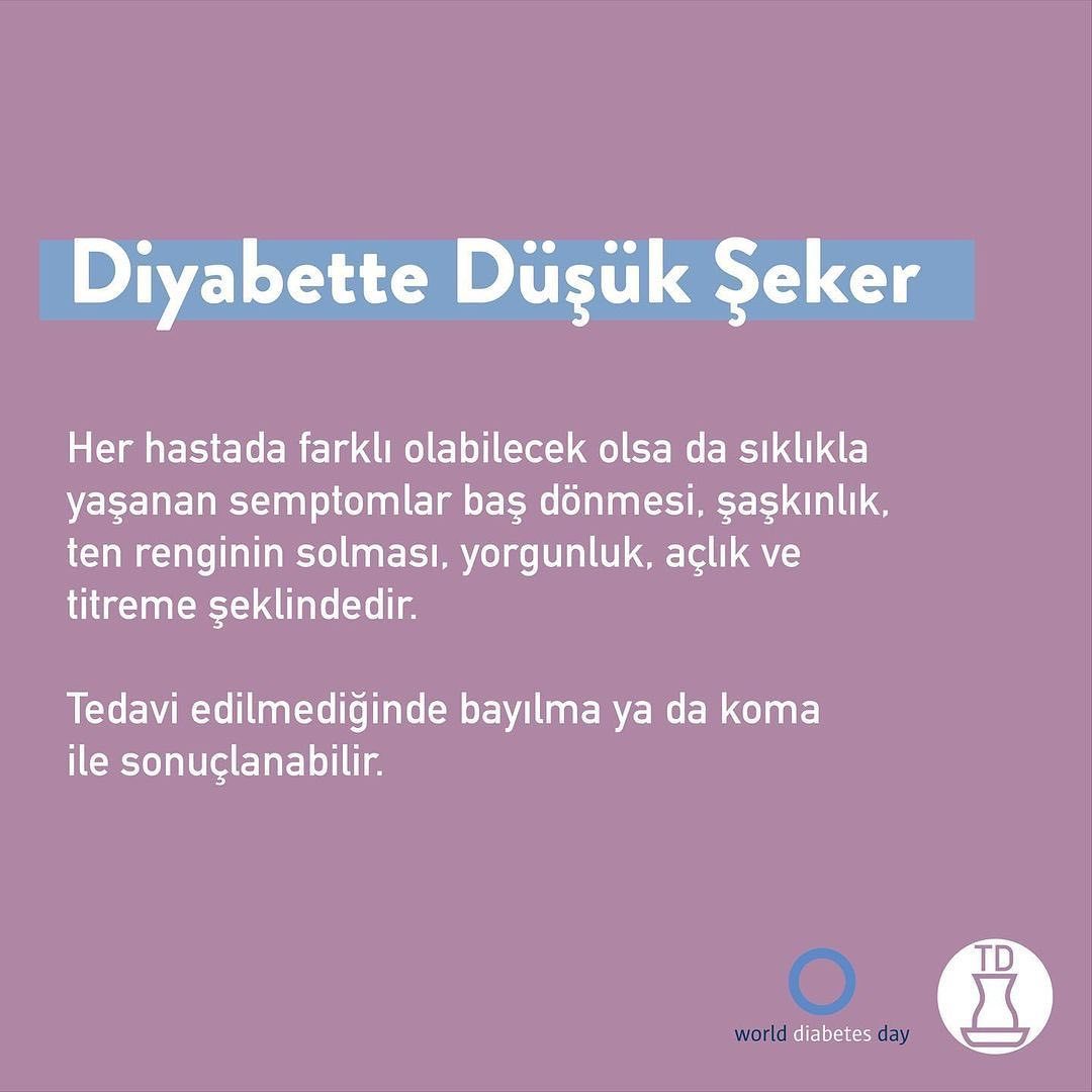 Bugün Dünya Diyabet Günü...