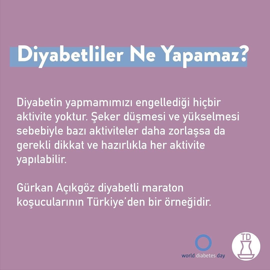 Bugün Dünya Diyabet Günü...