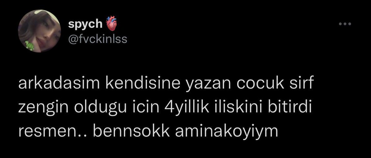 spych @fvckinlss arkadasim...