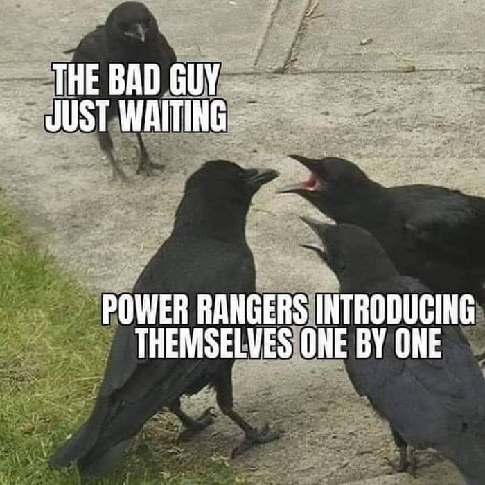 How polite⠀ #powerrangers...