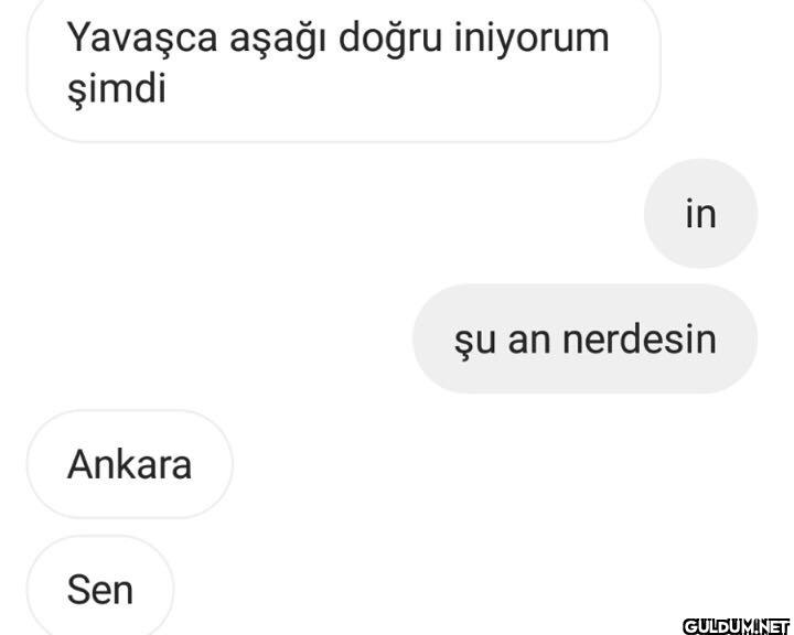 Yavaşca aşağı doğru...
