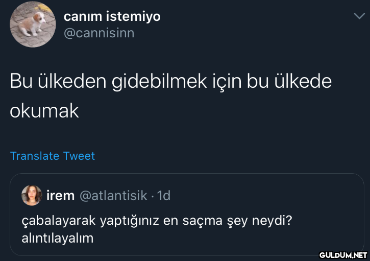 canım istemiyo @cannisinn...