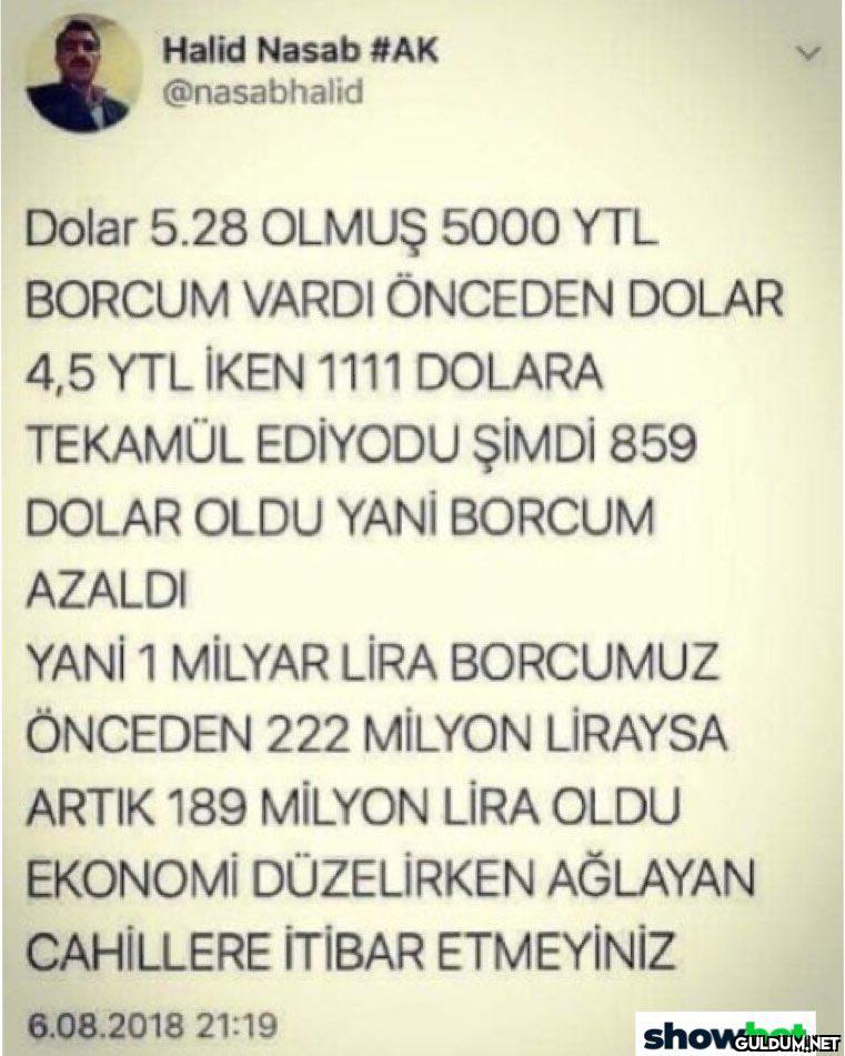 #Dolar10Lira    Halid...