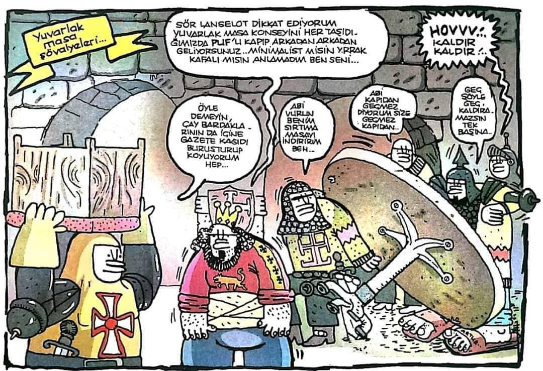 Yuvarlak masa şövalyeleri...