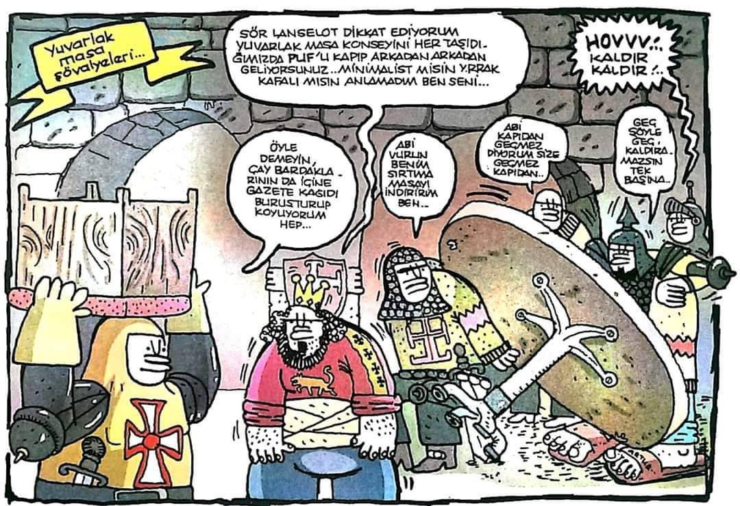 Yuvarlak masa şövalyeleri ...